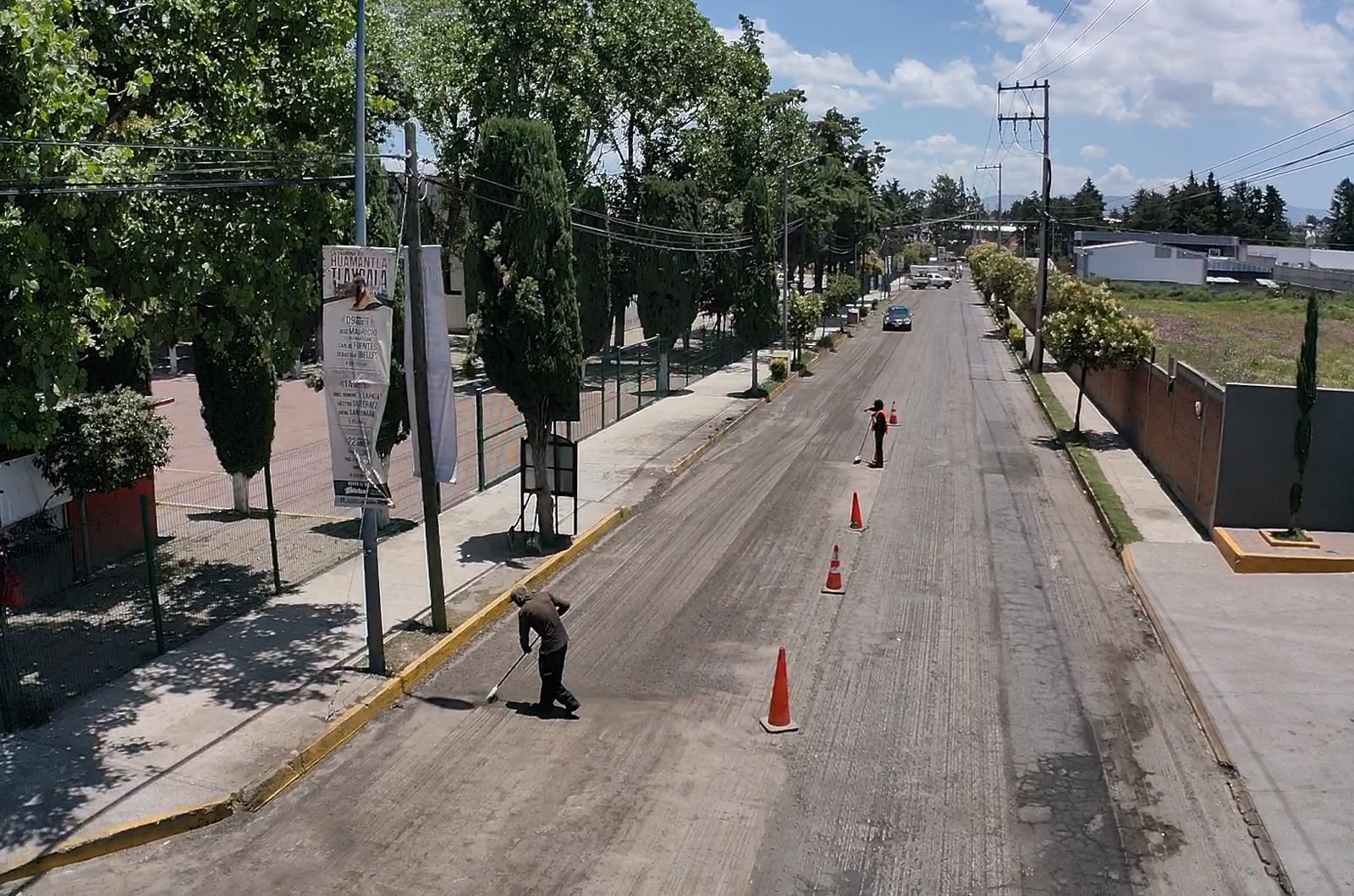 Chava Santos continúa fortaleciendo la infraestructura vial de Huamantla
